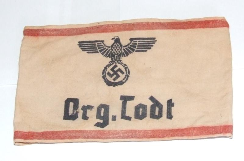 Organisation Todt Guards Armband
