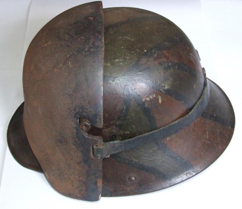 M17 Camouflaged Helmet with Browplate