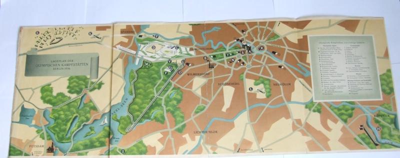 1936 Berlin Olympics Event Map