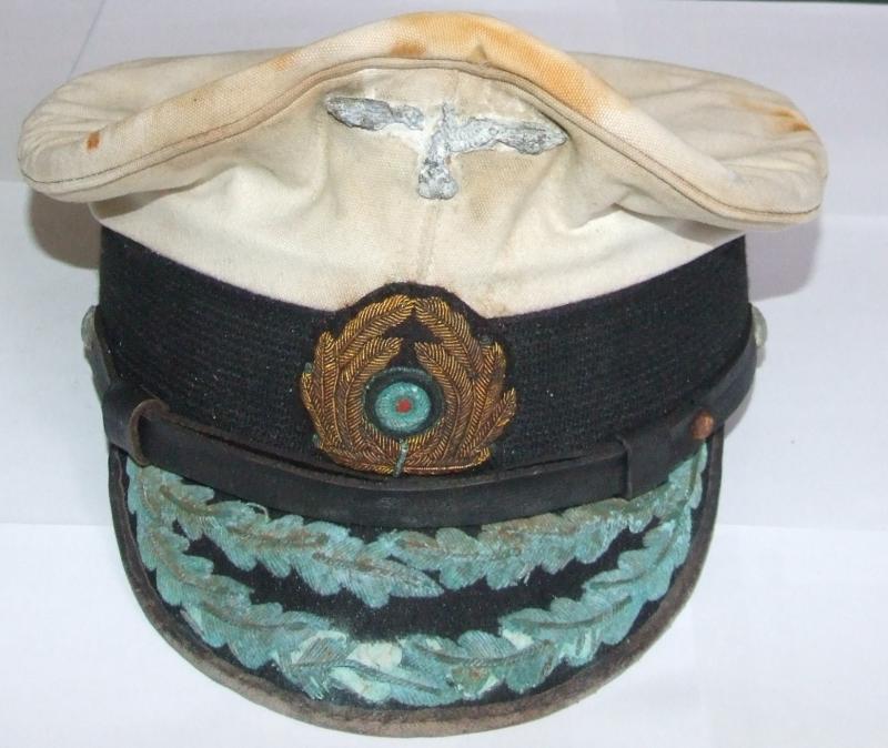 Kriegsmarine Officers Schirmutze