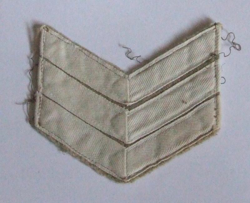 British Army Sgt's Stripes - Tropical