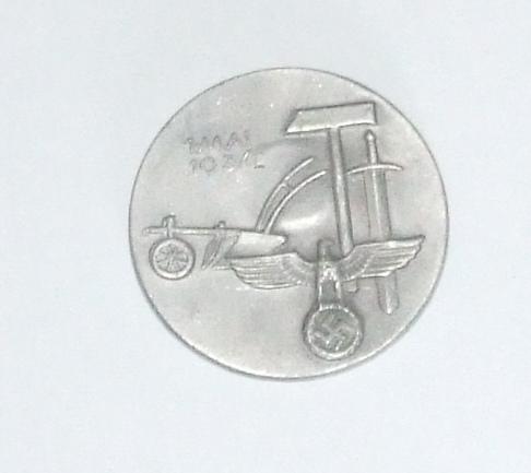 1936 Labour Day Badge - Oberstein
