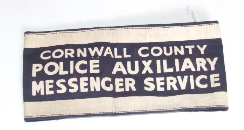 Cornwall Police Auxiliary Armband