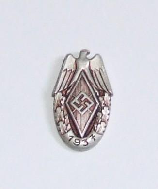 Hitler Youth Rally Badge 1937