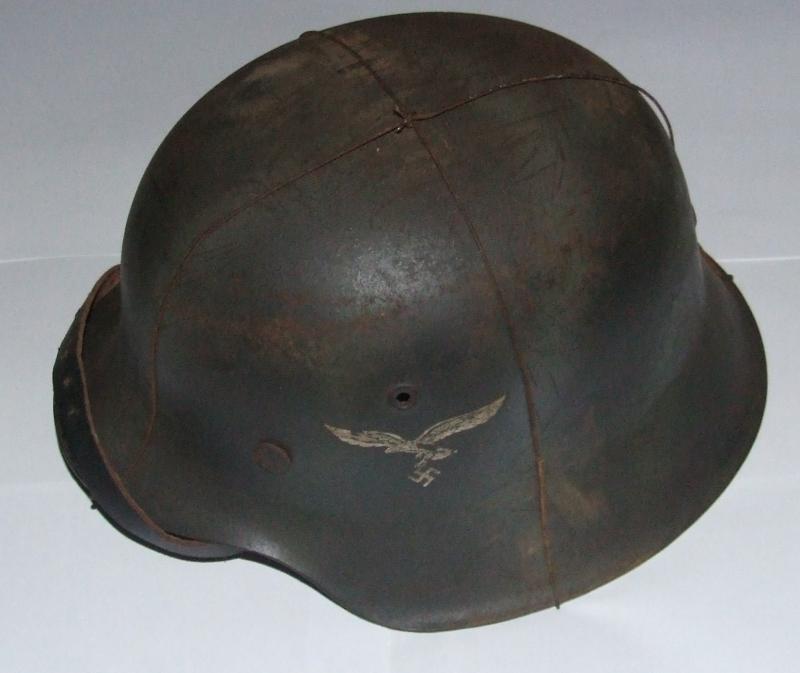 Luftwaffe M42 SD Helmet with Camo Wire