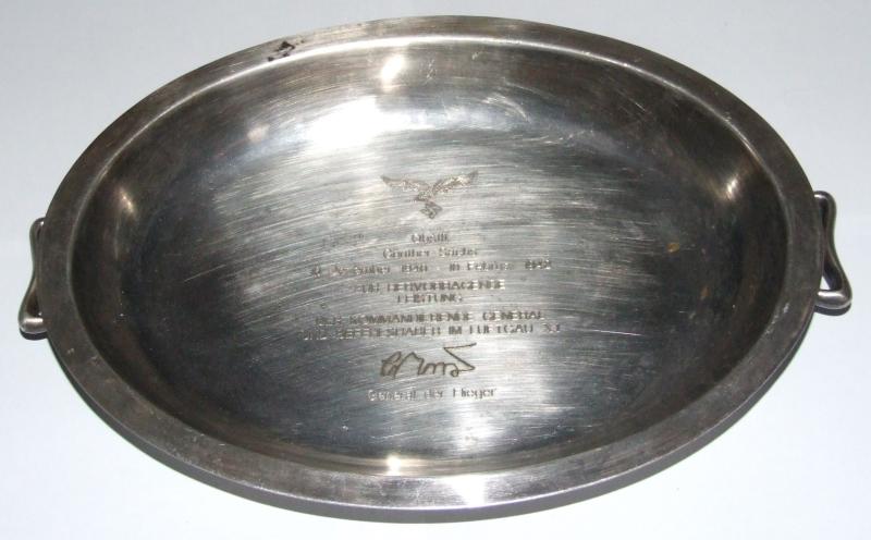 Luftwaffe Silver Honour Tray