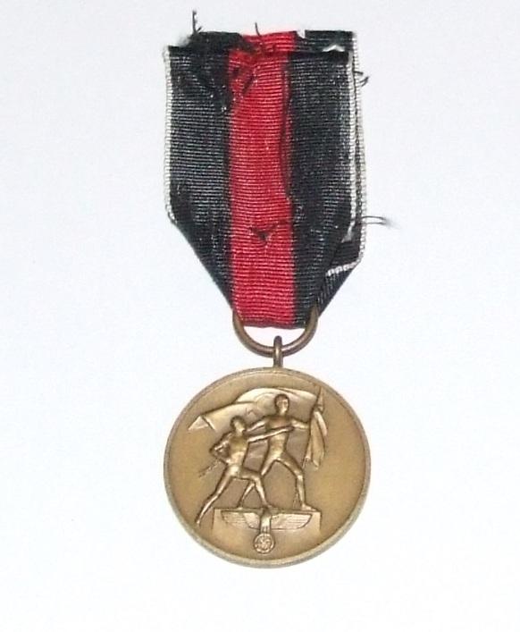 Sudetanland Medal 1938