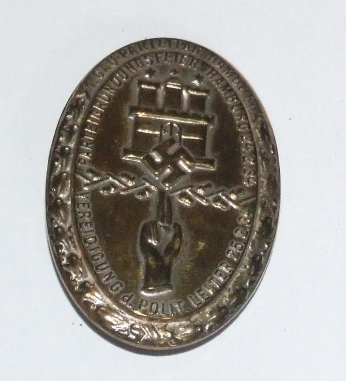 Day Badge for 1st Hamburg Rally