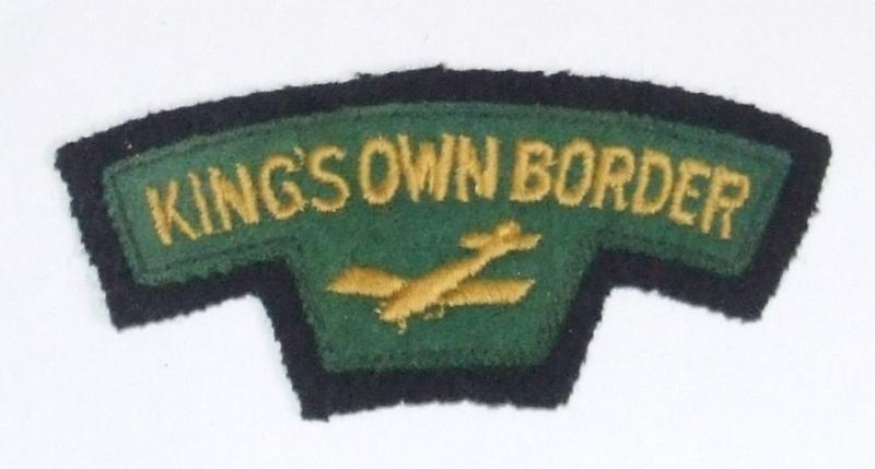 Kings Own Borders Glider Shoulder Title