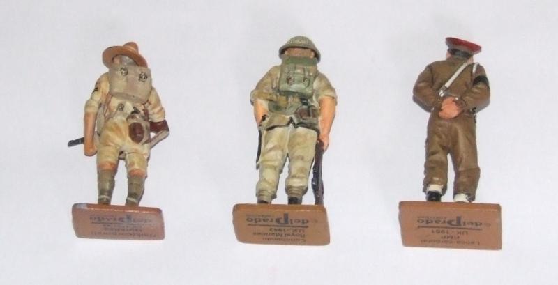 3 x Metal Figures - British Forces