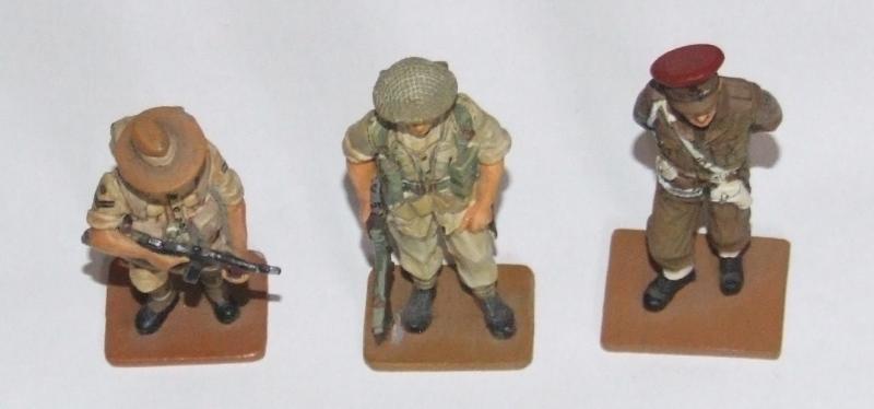 3 x Metal Figures - British Forces